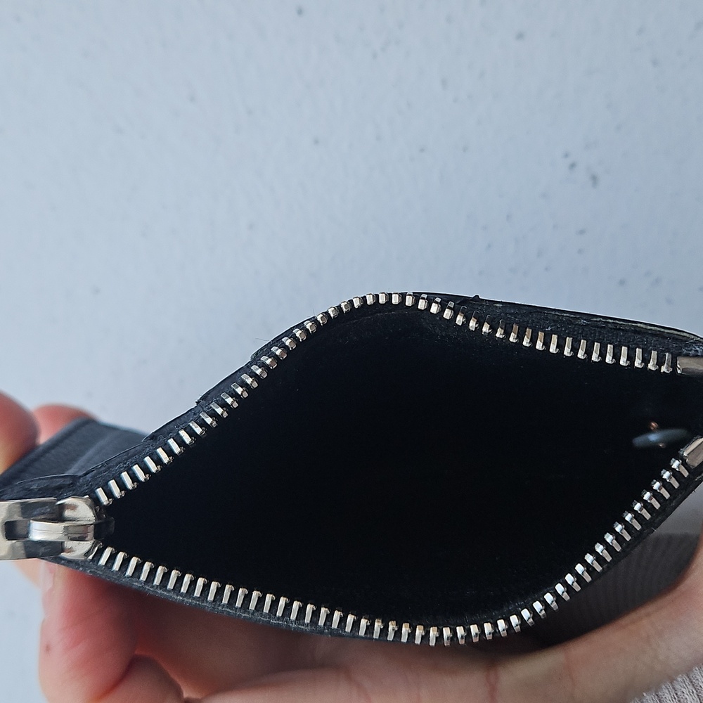 Saint Laurent Black Leather Card Holder - Picture 3 of 3